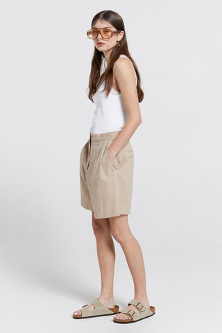 Workwear Organic Cotton Shorts Sand