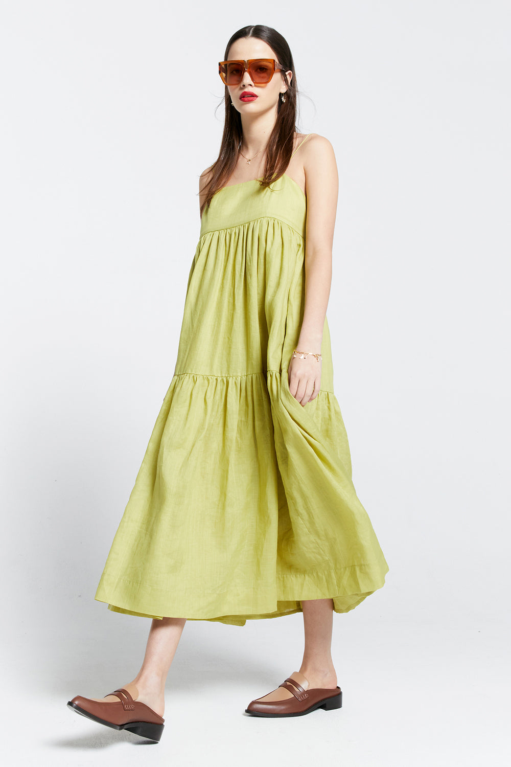 Zestful Dress Lime