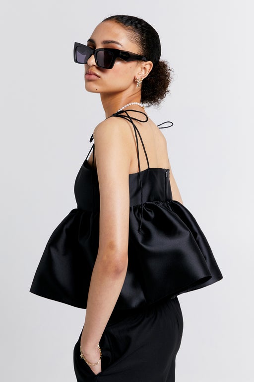 Zestful Top Black