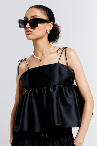 Zestful Top Black