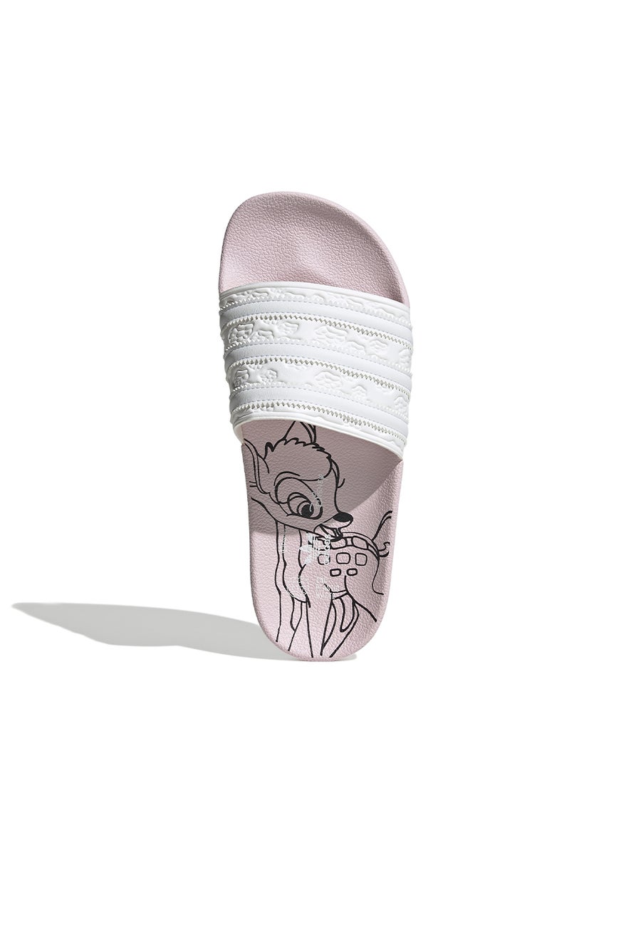 adidas Disney Adilette Slides Clear Pink/Cloud White/Core Black