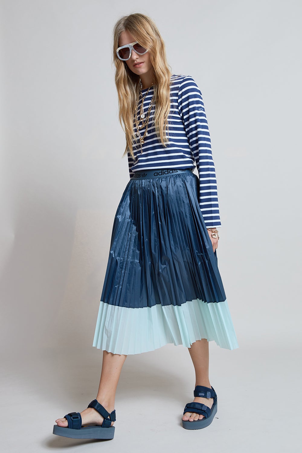 adidas Pleated Skirt Legacy Blue