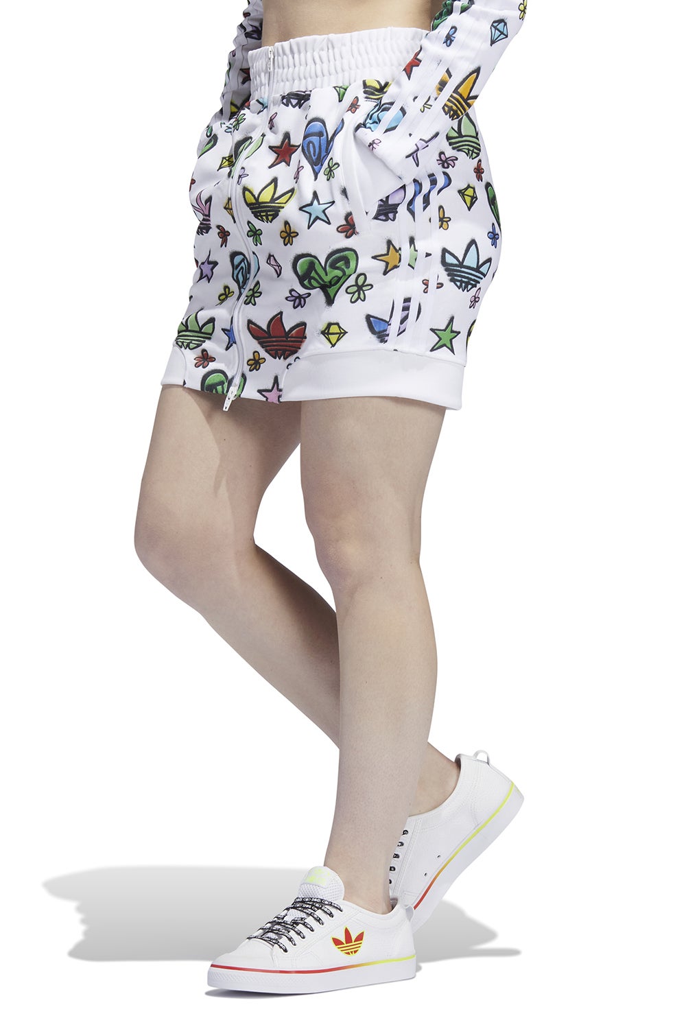 Adidas X Jeremy Scott Monogram Skirt White | Karen Walker