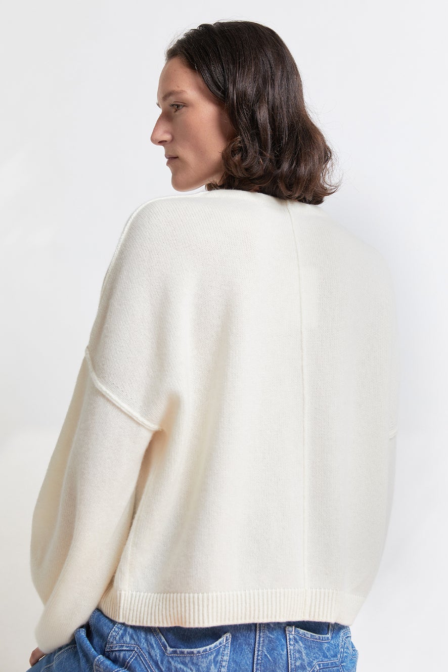 Anita Cropped Cashmere Sweater 