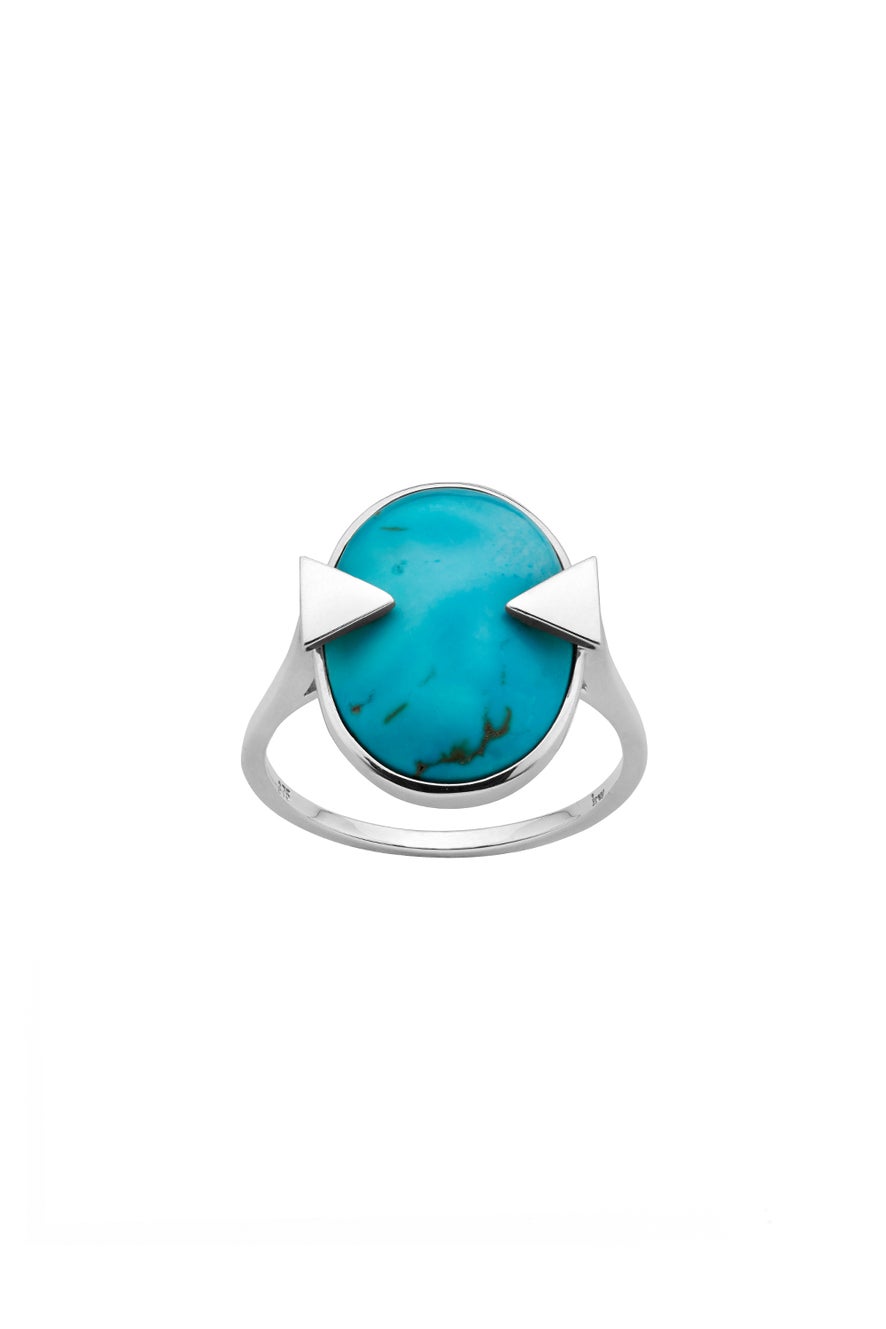 Aurora Ring Turquoise Silver