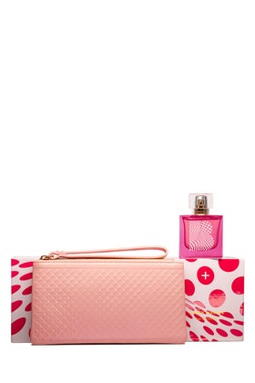 Louis Vuitton Pink Fragrance Leather Travel Case 100ml