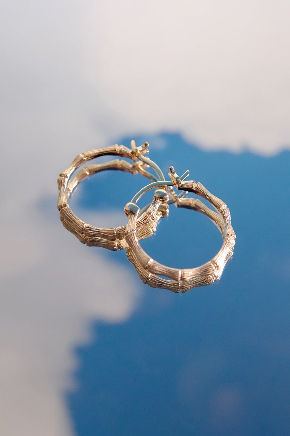 Bamboo Hoops Gold