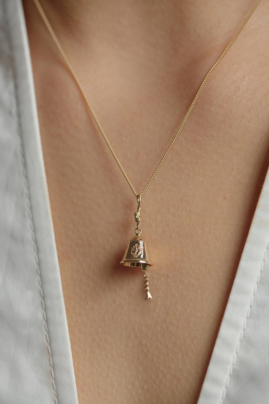 Bell Necklace Gold