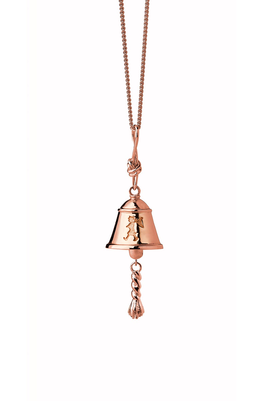 Bell Necklace Rose Gold