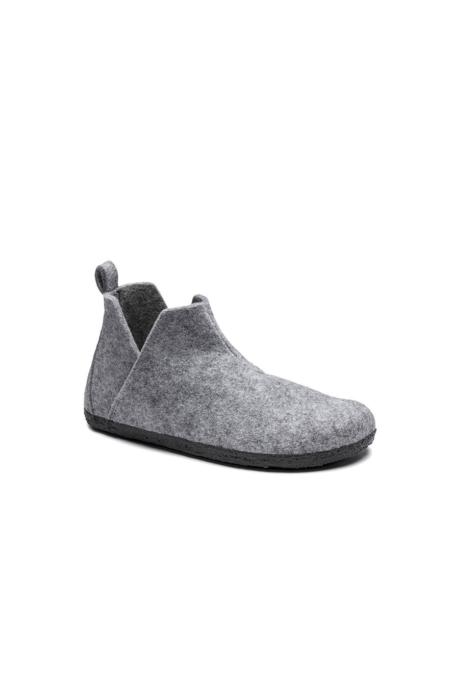 Birkenstock Andermatt Wool-Felt Narrow Fit Light Grey