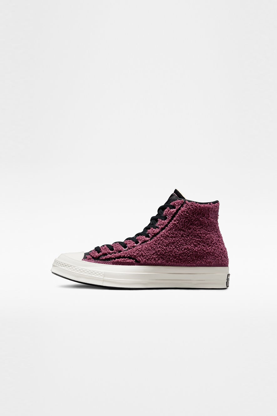 Converse Chuck 70 Cozy Utility Sherpa High Top Shadowberry