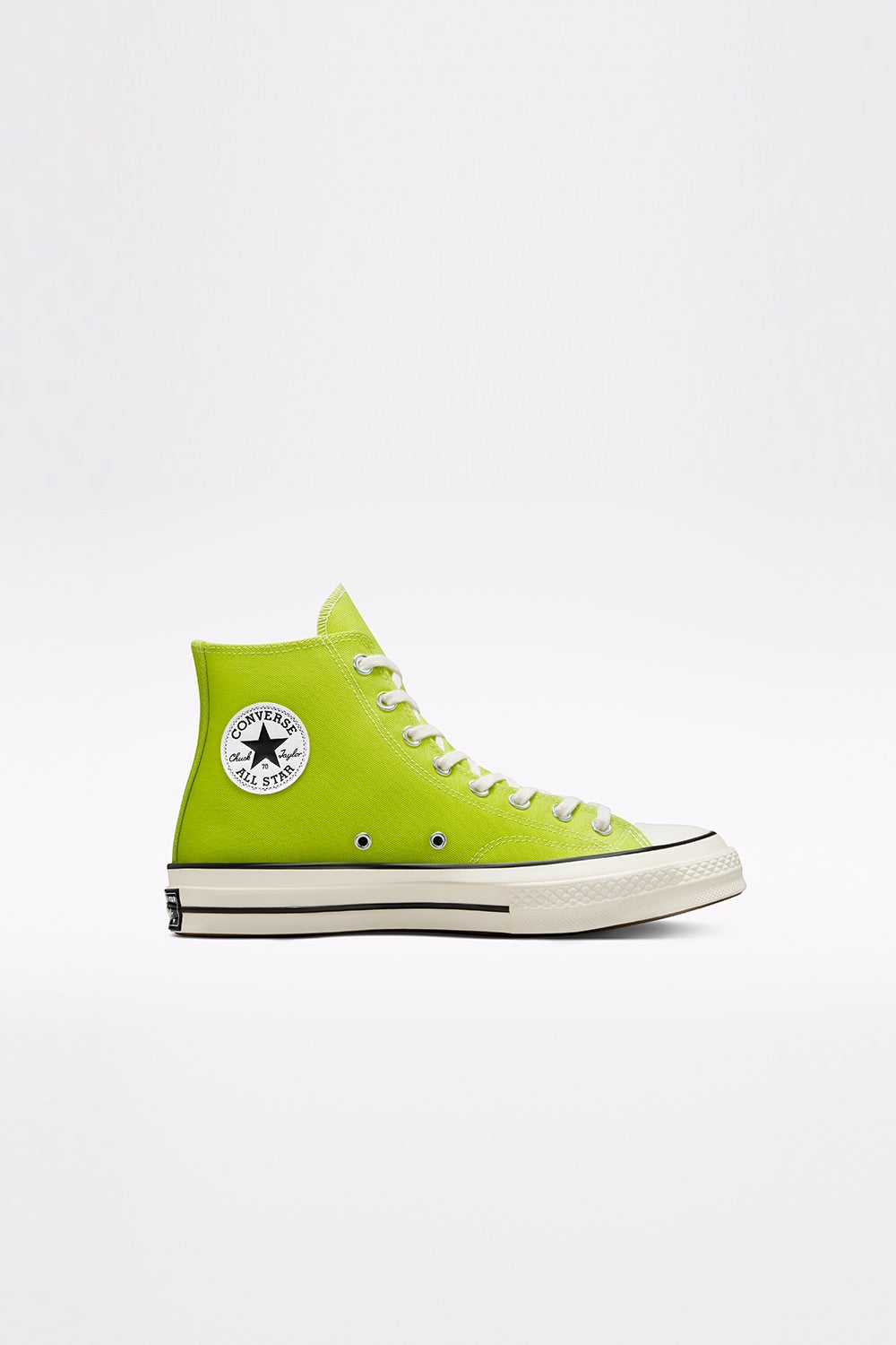 Converse Chuck 70 Recycled Canvas Seasonal Colour High Top Lime Twist