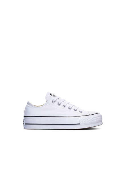Converse Chuck Taylor All Star Canvas Lift Low Top White