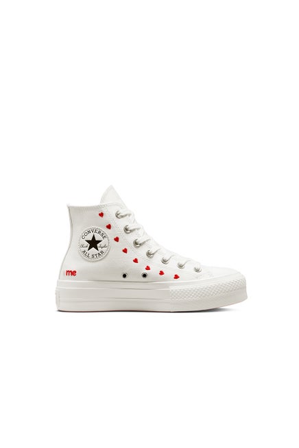 Converse Chuck Taylor All Star Lift Crafted With Love High Top Vintage White