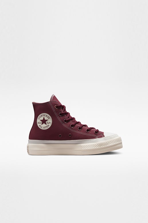 Converse Chuck Taylor All Star Lift Workwear High Top Cherry Vision ...