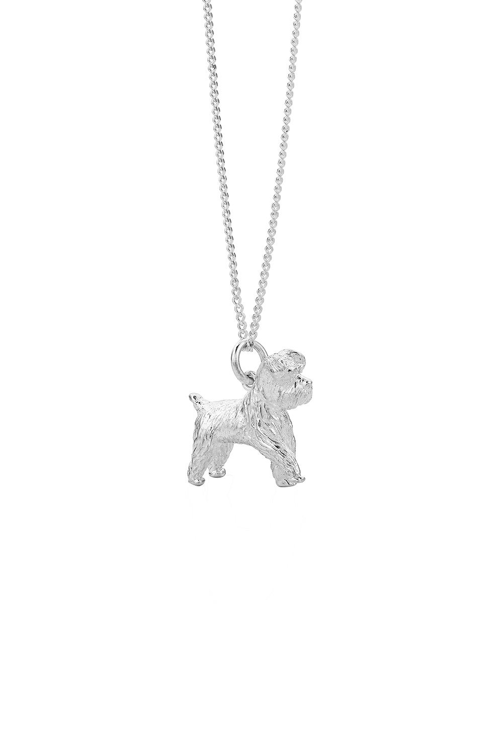 Dog Necklace Silver