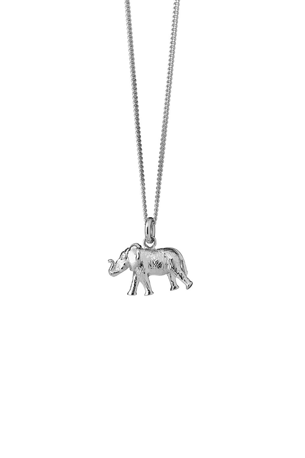 Elephant Necklace Sterling Silver