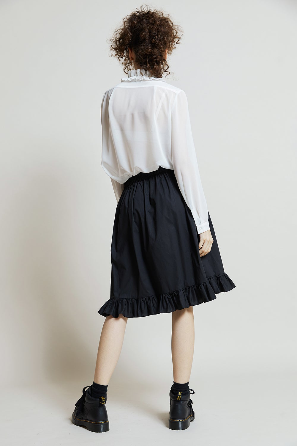 Ruffle Organic Cotton Skirt