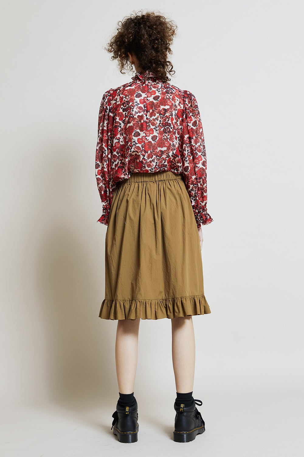 Ruffle Organic Cotton Skirt