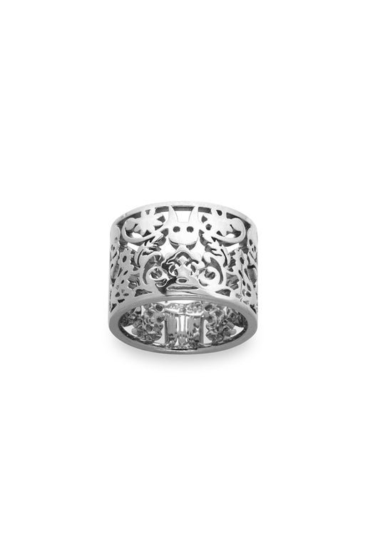 Filigree Ring Silver 15mm | Karen Walker