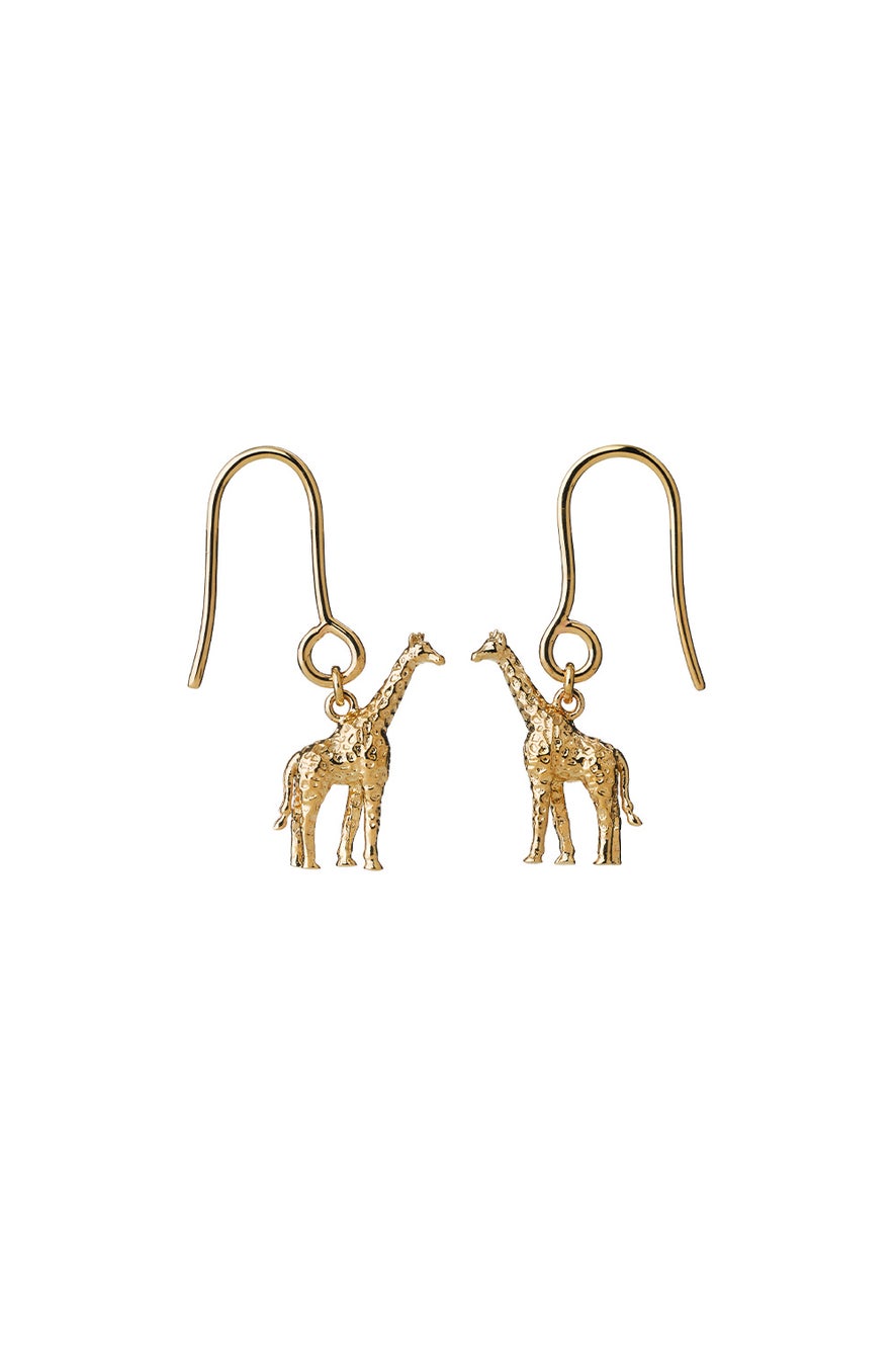 Giraffe Earrings Gold