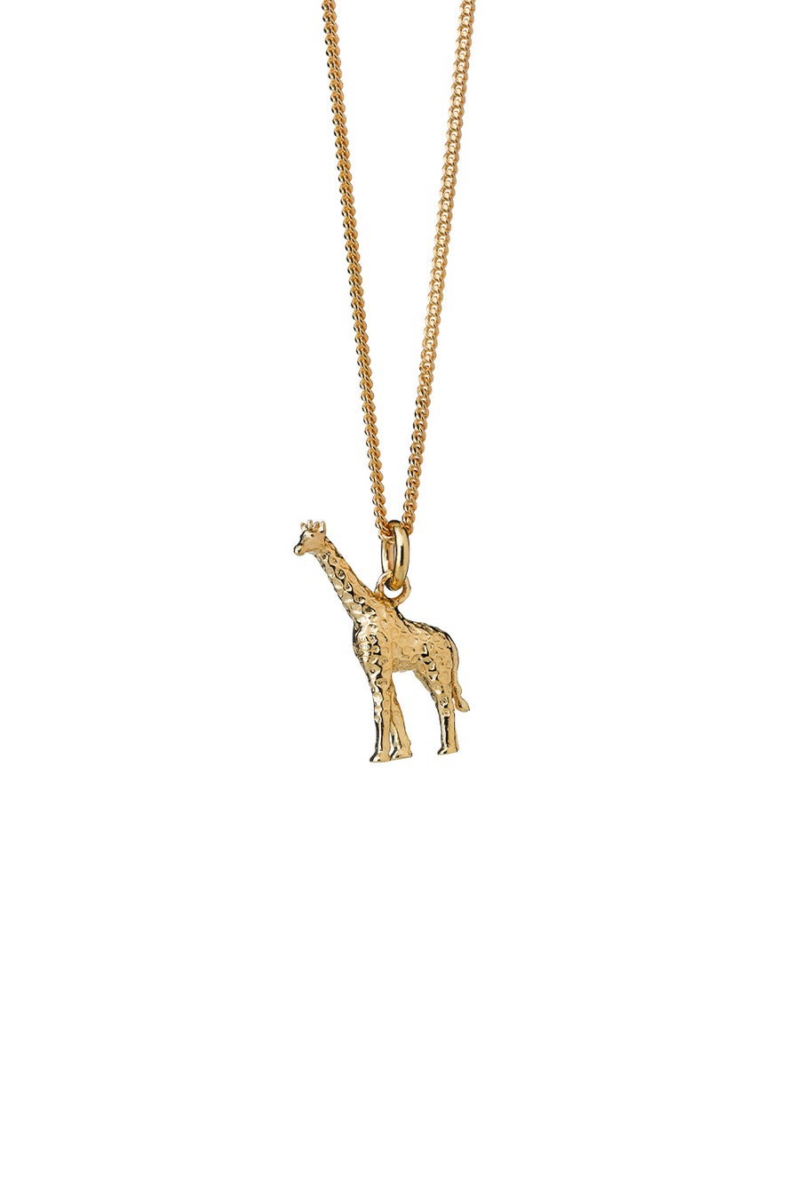 Giraffe Necklace Gold