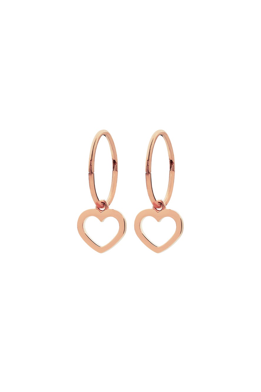 Heart Sleepers Rose Gold