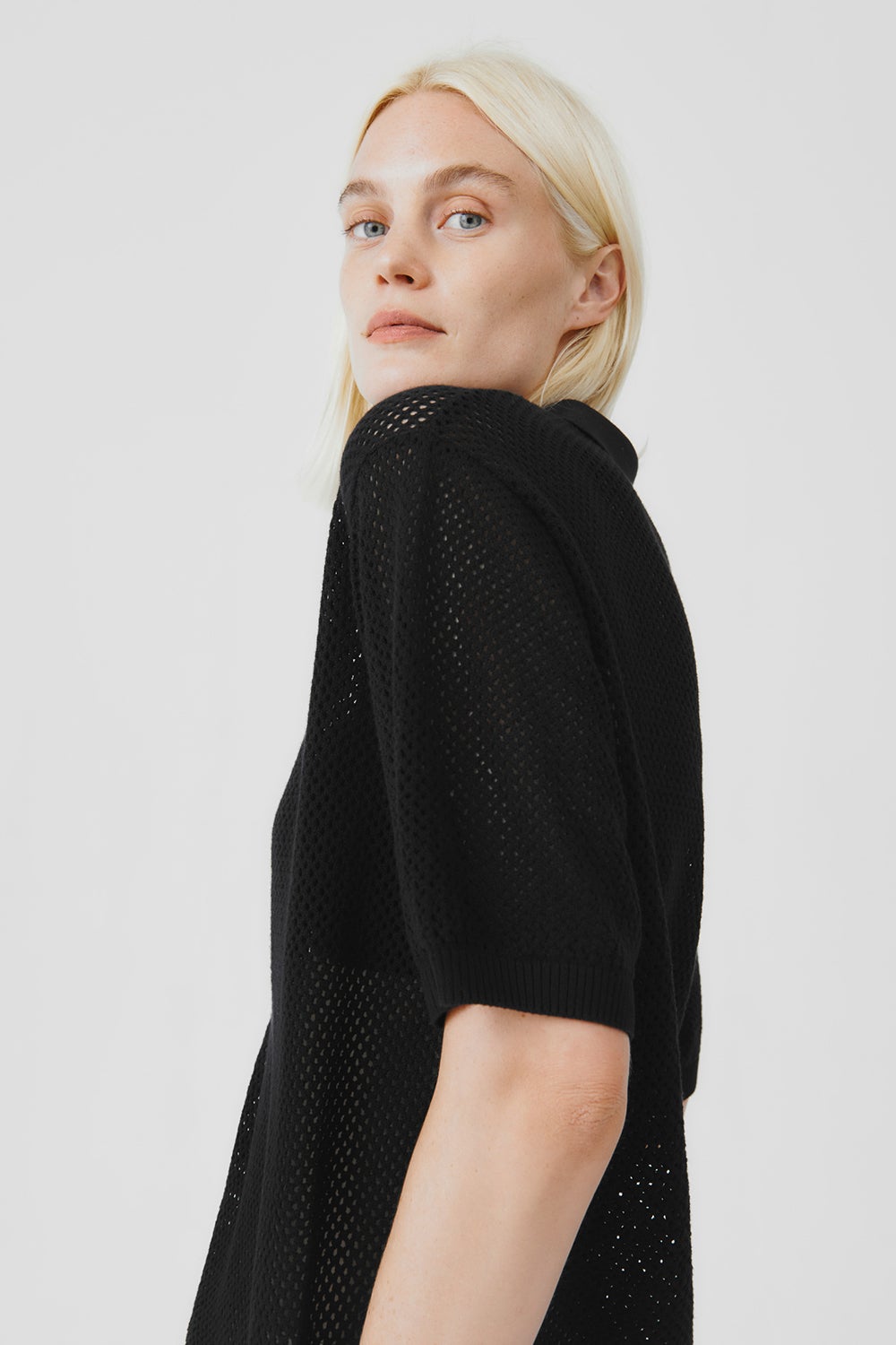 Kowtow Knitted Polo Black