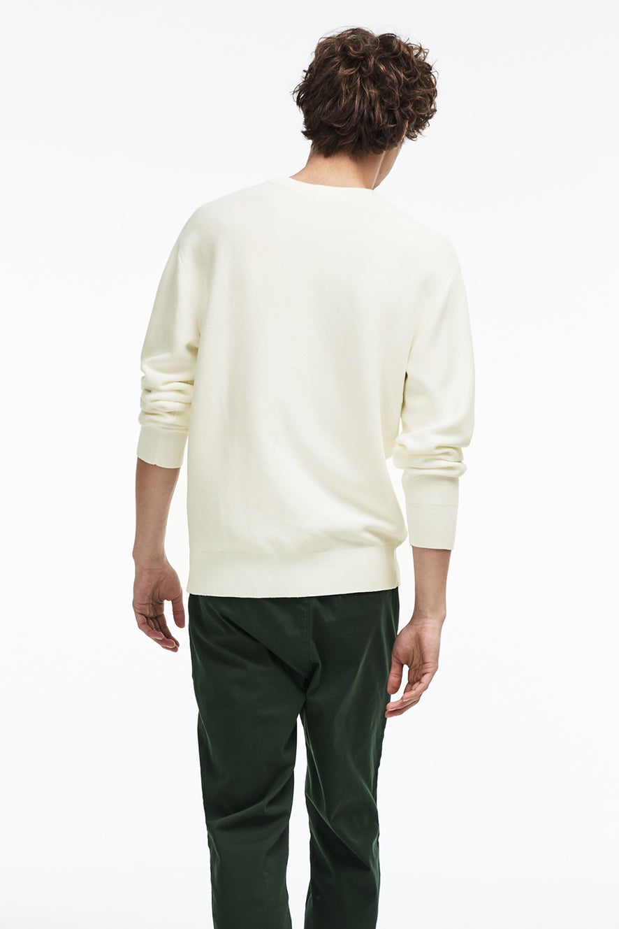 Lacoste Crew Neck Lettering Sweater