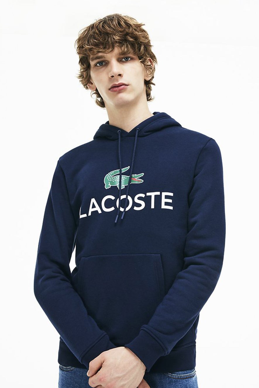 Lacoste Hooded Logo Pull Over