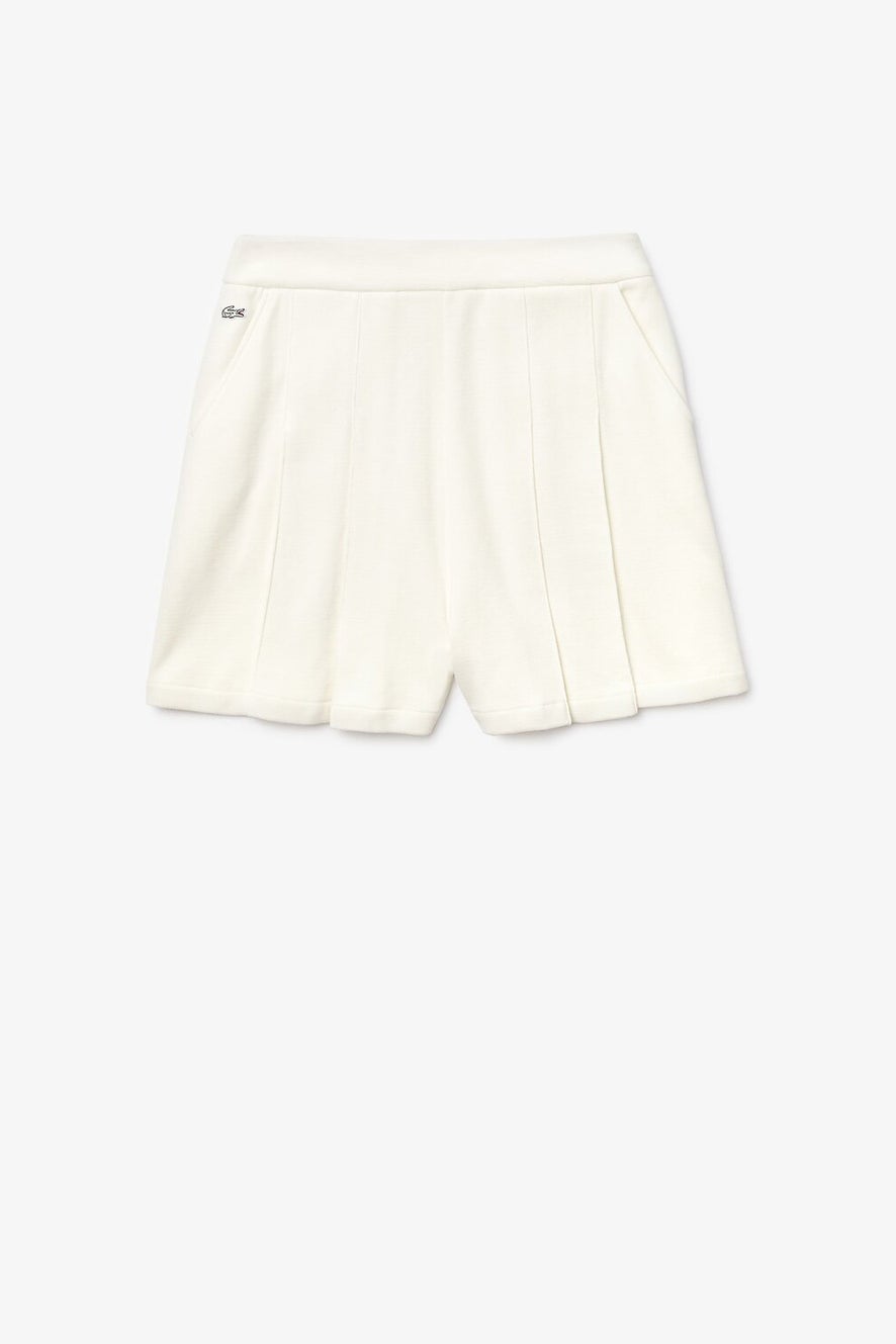 Lacoste L!ve Piqué Pleated Shorts