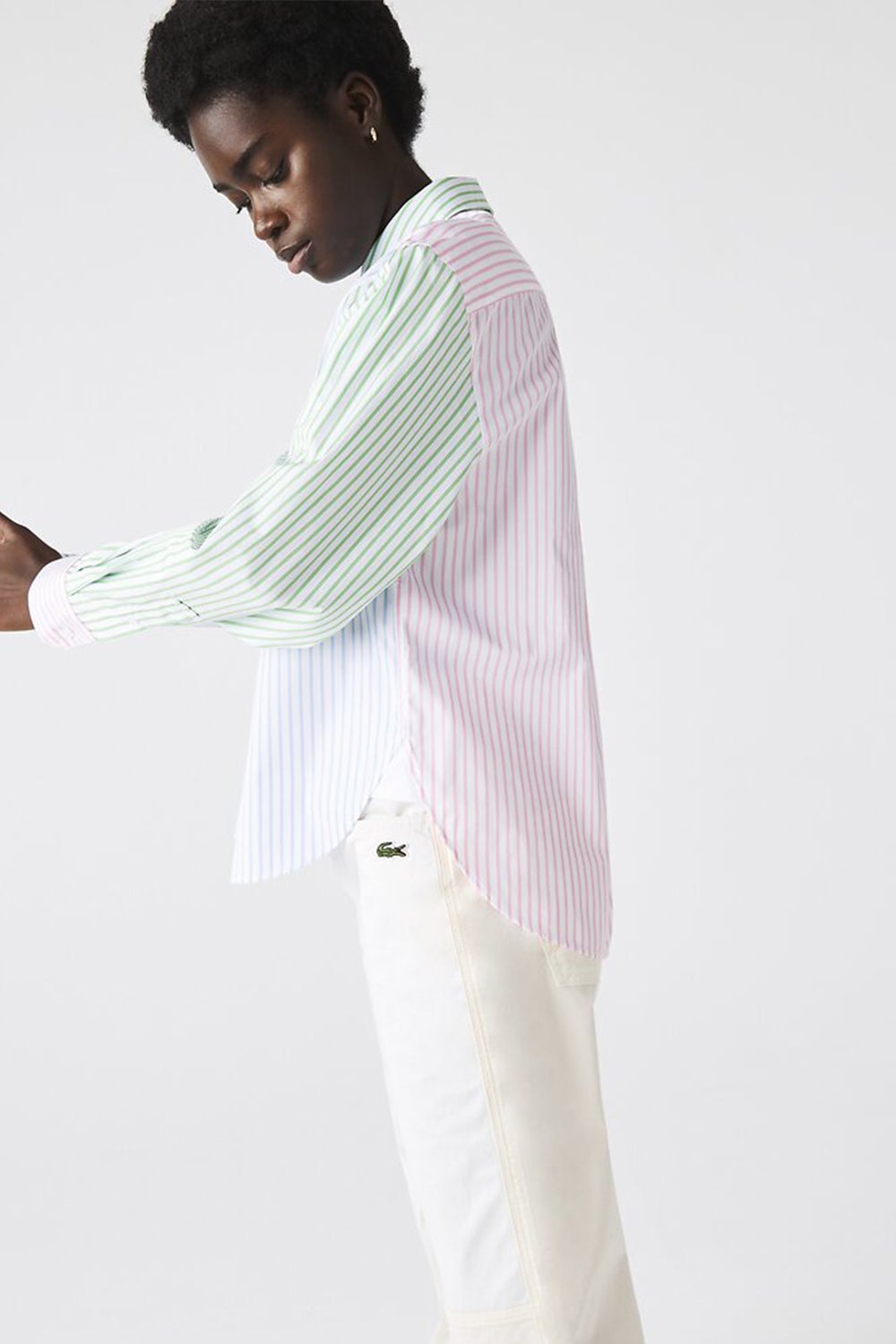 Lacoste Summer Stripes Poplin Shirt Multi Colour 