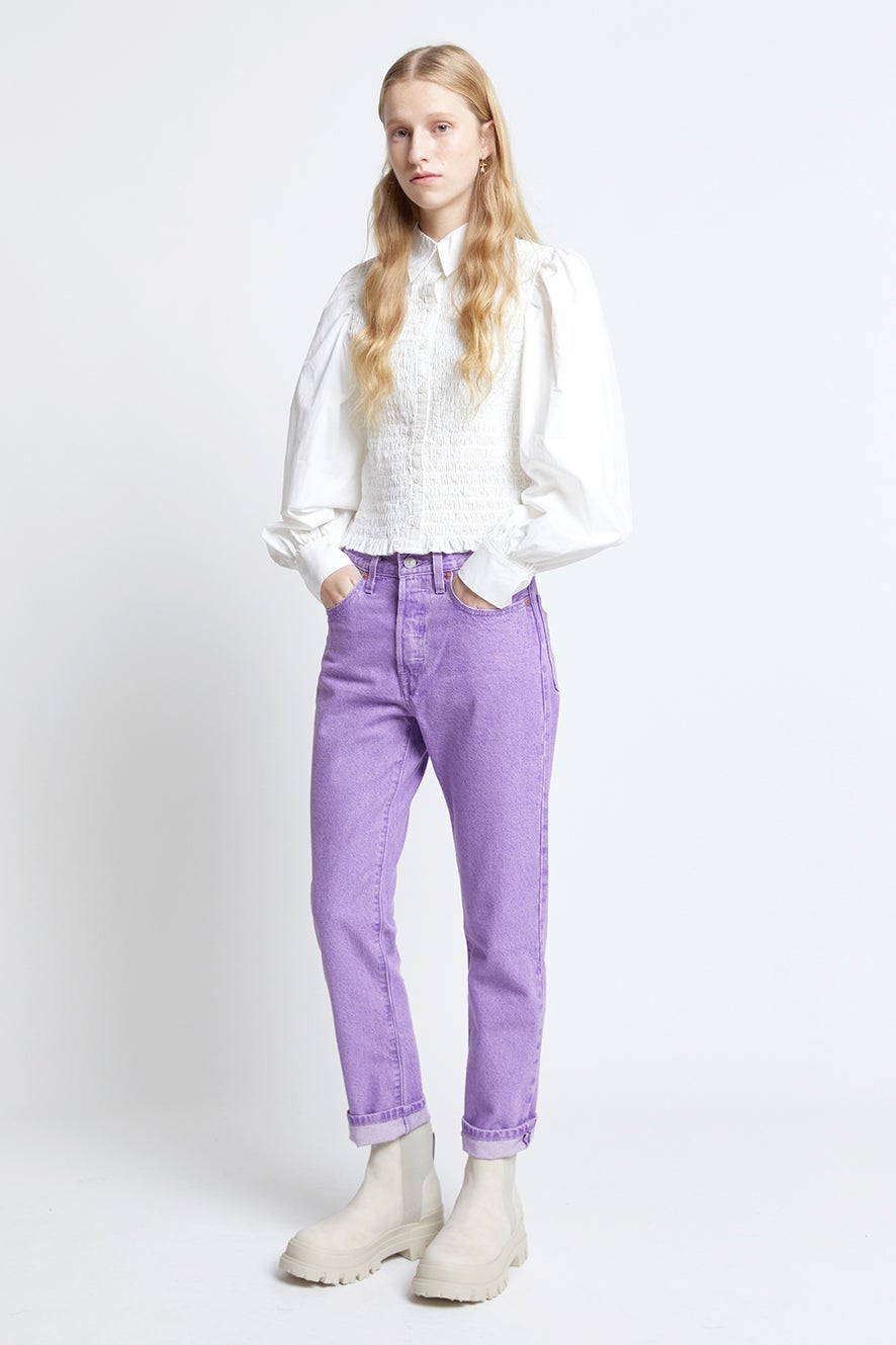 Levi's 501 Crop Jeans YD Botanical Lavender