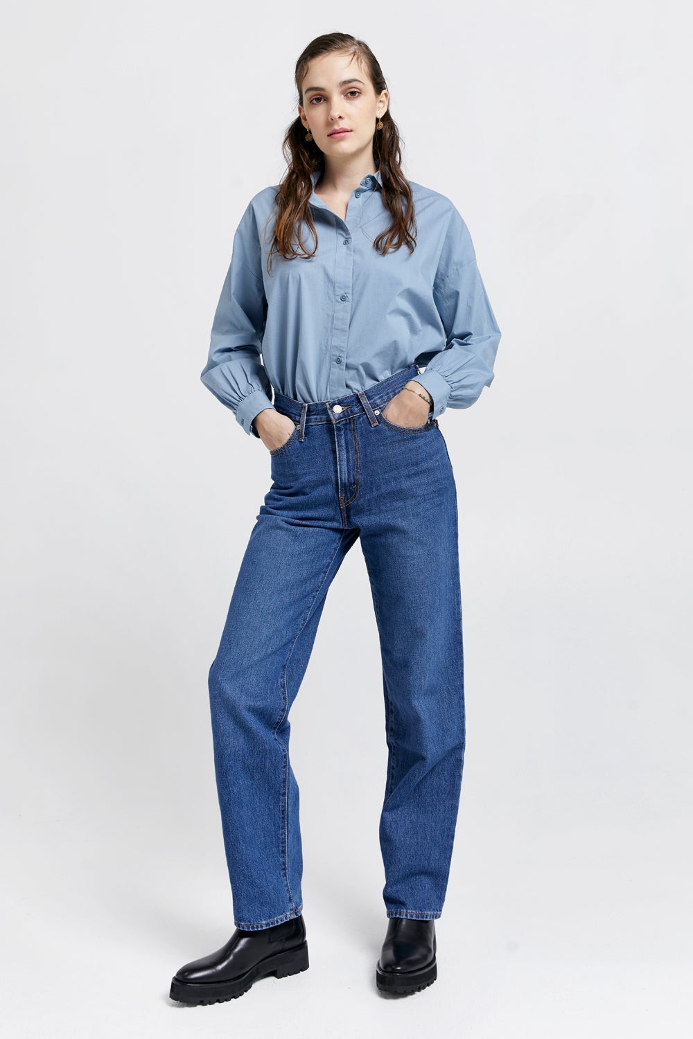 Levi\'s \'94 Baggy Jeans Indigo Worn In | Karen Walker