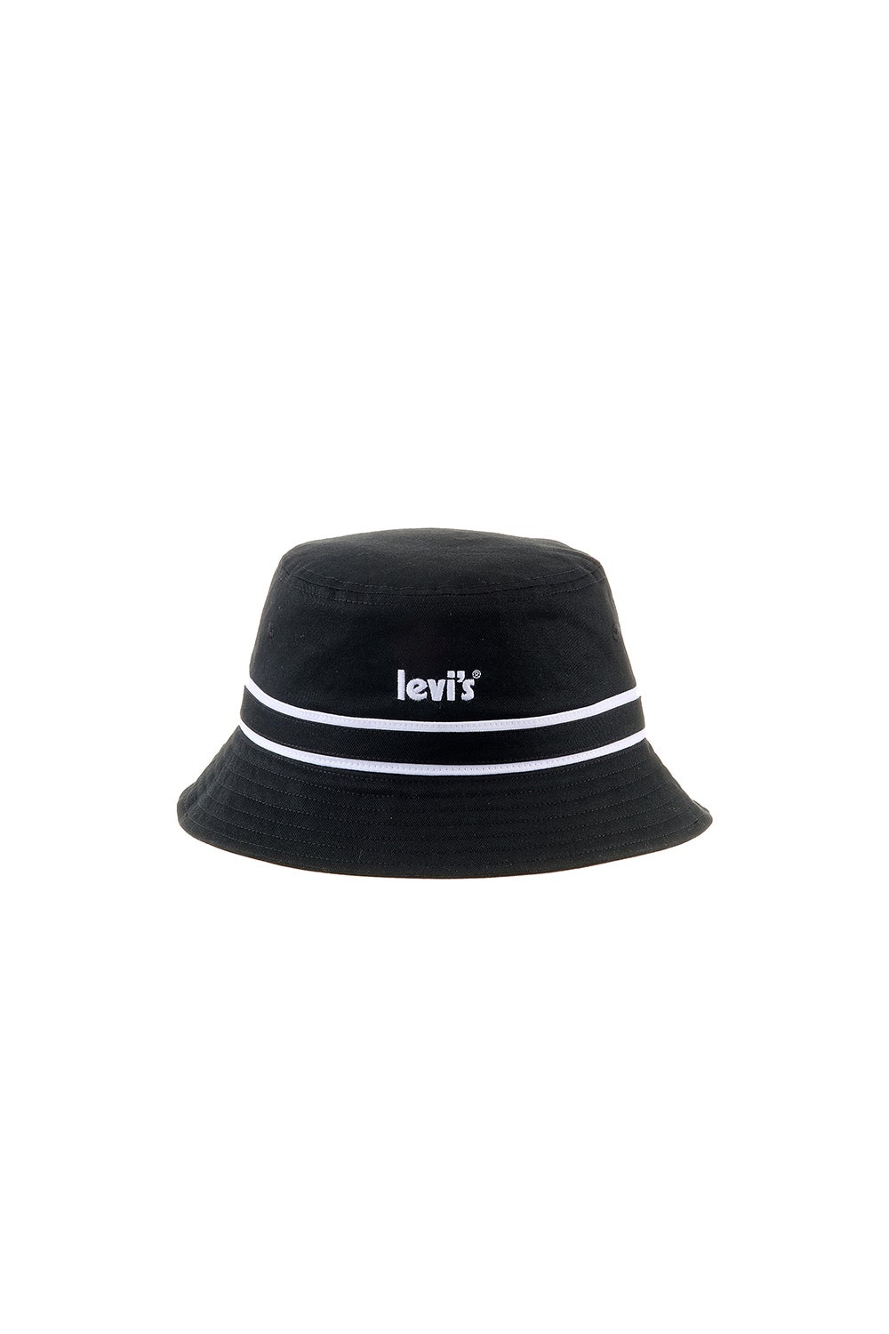 Levi's Bucket Hat with Poster Logo Black