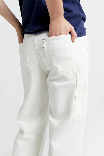 Levi's Dad Utility Jeans White Rinse | Karen Walker