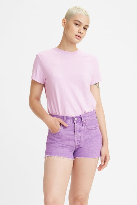 Levi's Fresh Classic Fit Tee Natural Dye Mid-Saturated Purple