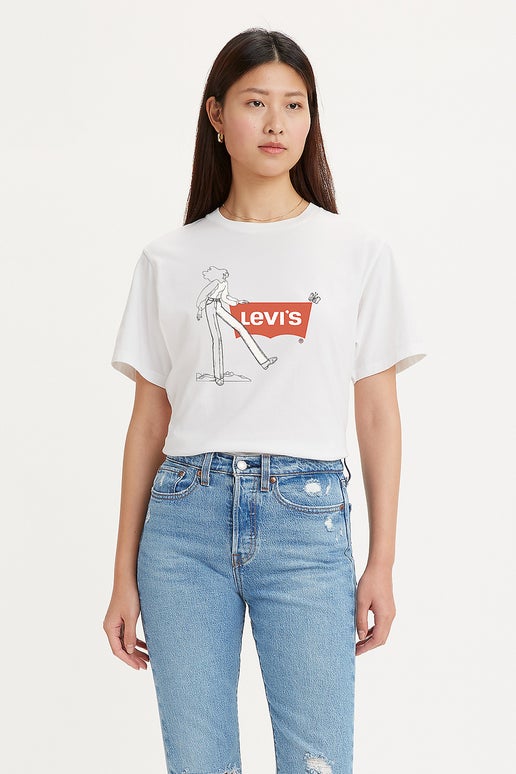 Levi's Graphic Jet T-shirt Bright White | Karen Walker