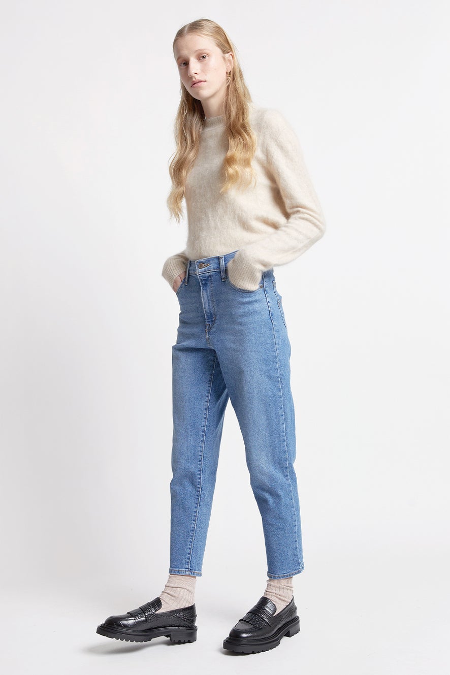 Levi's High Waisted Mom Jeans Fit The Bill