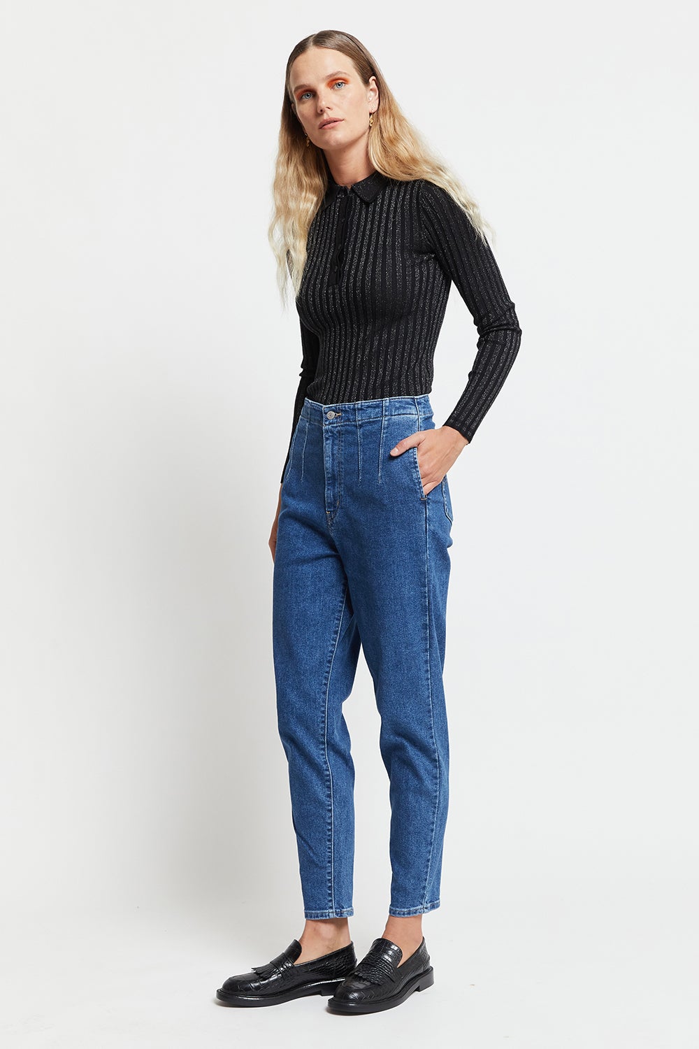 Levi's Hollywood High Waist Taper Jeans 