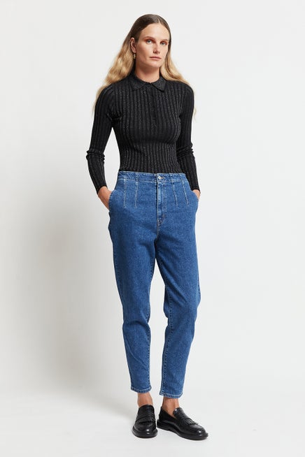 Levi's Hollywood High Waist Taper Jeans Stop Calling Me