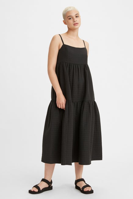 Levi's Kennedy Quilted Dress Caviar