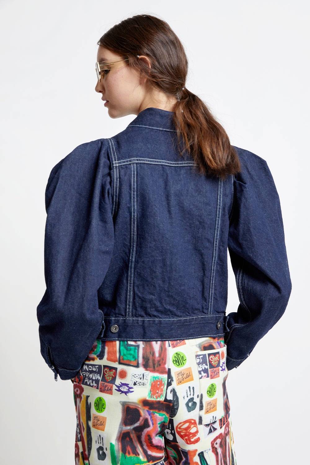 Levi's Made and Crafted Angel Sleeve Trucker Jacket Mist Rinse