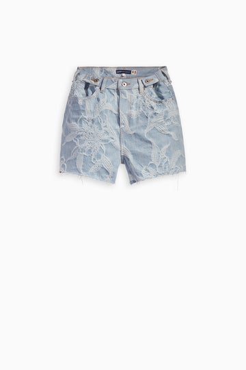 Levi's Made And Crafted Cinched Tab Short Jaquard Palms | Karen Walker