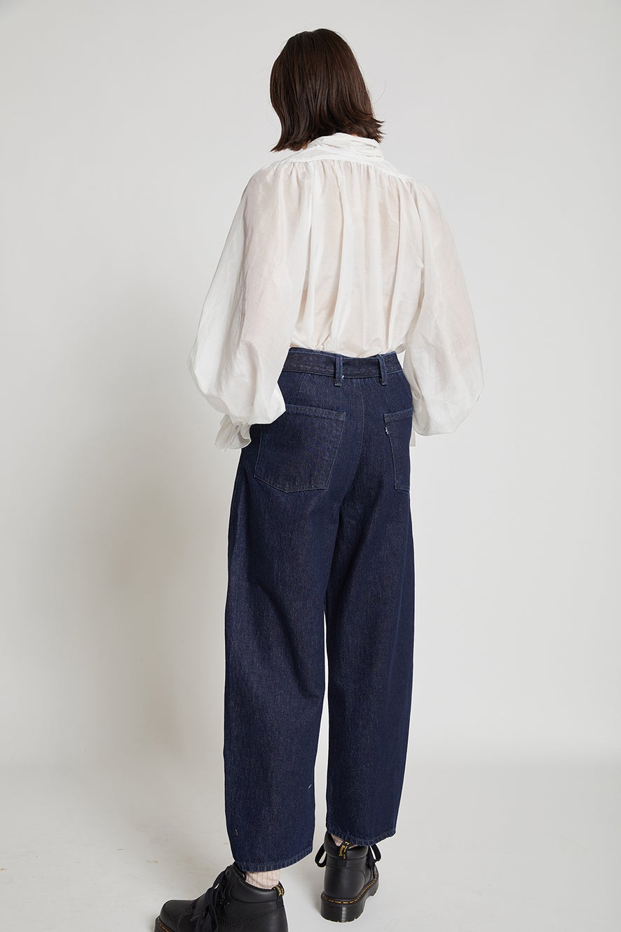 Levi's Made and Crafted Carved Trousers Deep Ice Rinse