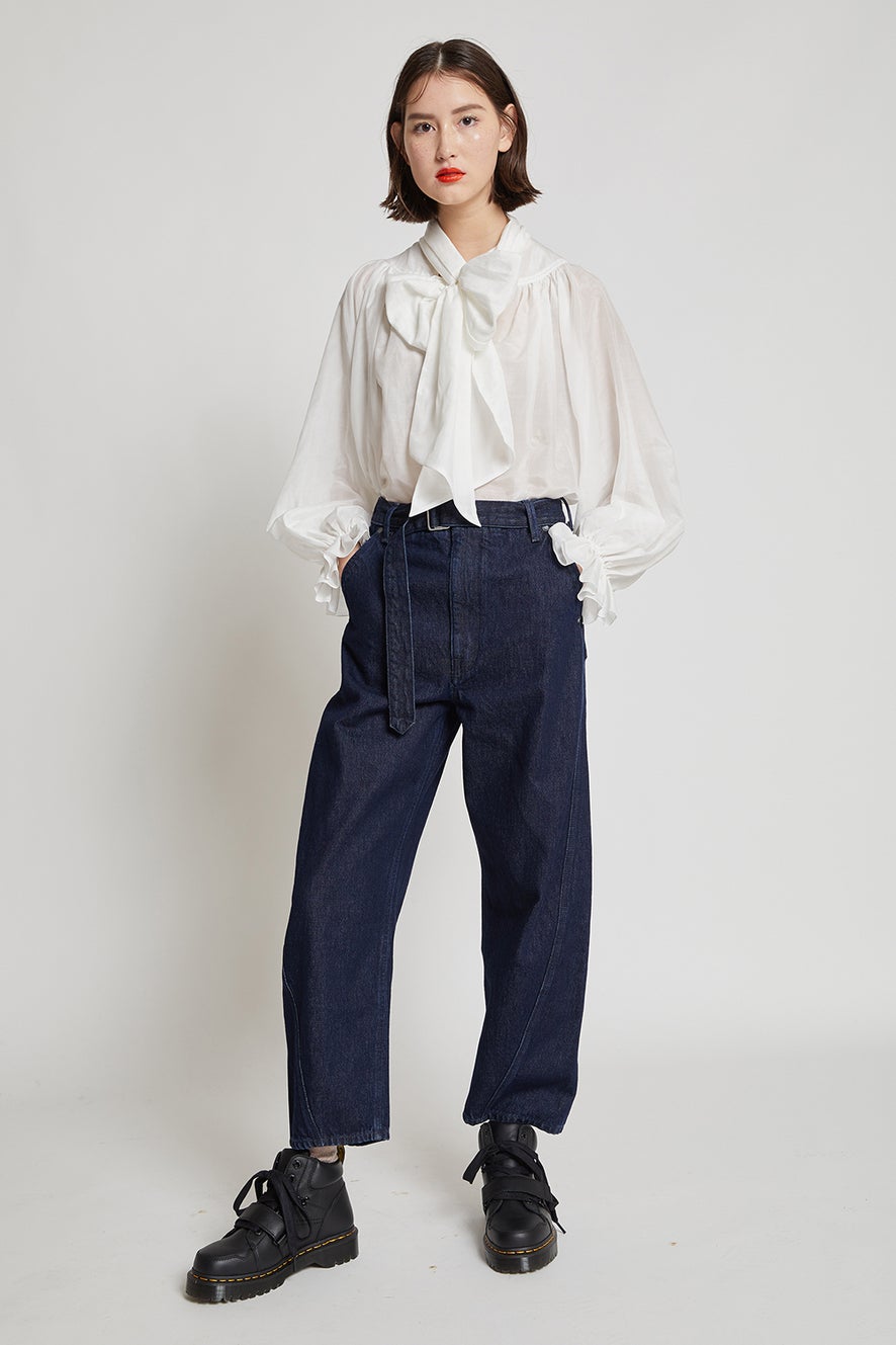 Levi's Made and Crafted Carved Trousers Deep Ice Rinse