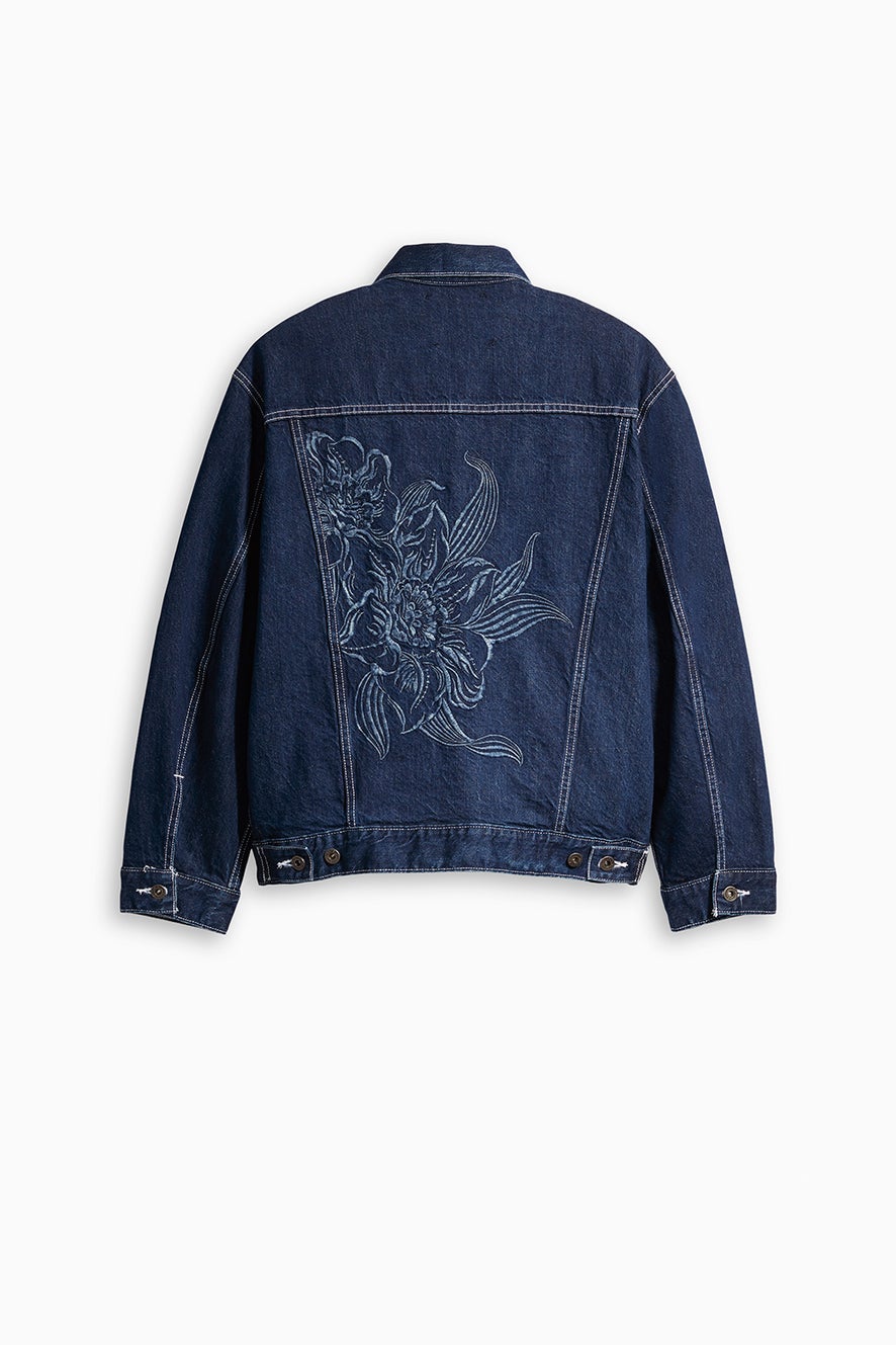 Levi's Made and Crafted Oversized Type III Trucker Majorelle Blue