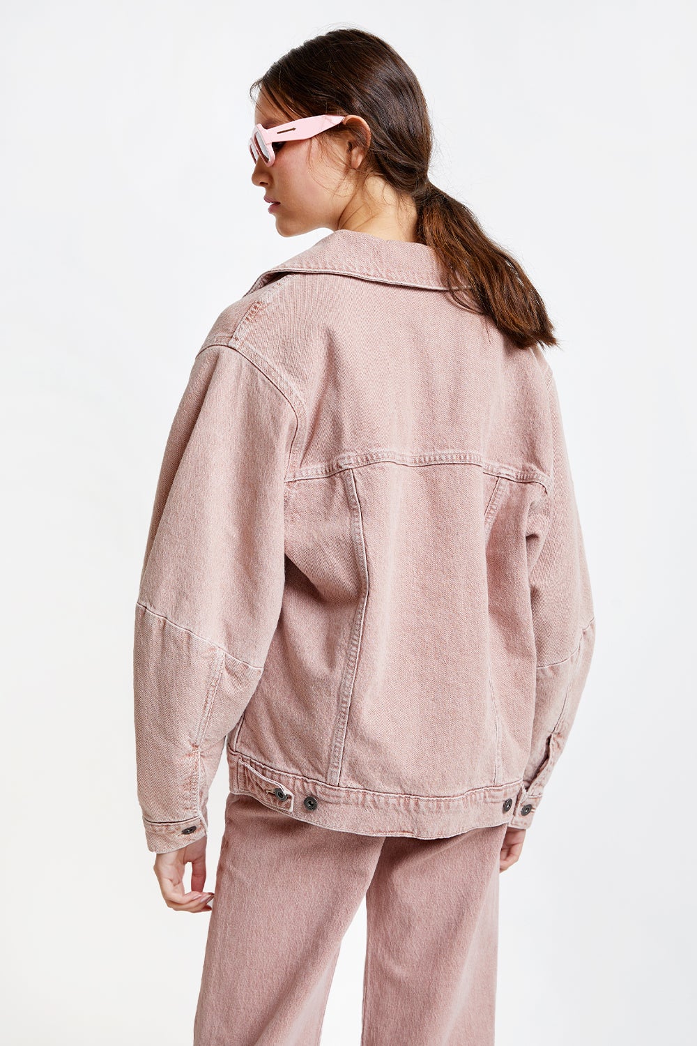 Levi's Made and Crafted Wedge Sleeve Trucker Jacket Pink Sands