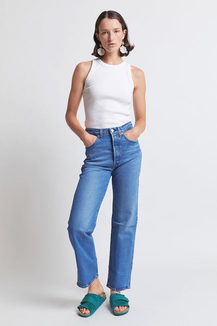 Levi's Ribcage Straight Ankle Jeans Jazz Jive Together