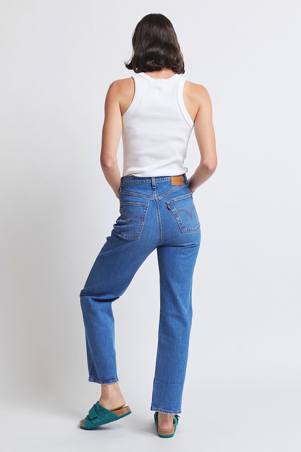 Levi's Ribcage Straight Ankle Jeans Jazz Jive Together